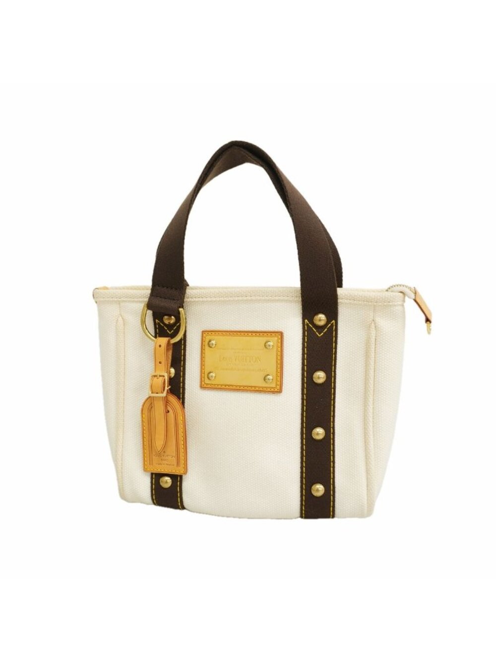 Louis Vuitton Handbag Antigua Cabas PM Ecru